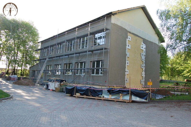 Budynek WTZ w trakcie modernizacji