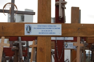 Sanktuarium Matki Bożej Bolesnej, Góra Krzyży, Krzyż Domu Pomocy Społecznej w Żułowie