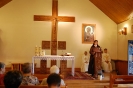 Nałęczów, Msza Święta w Kaplicy Domu Rekolekcyjnego, śpiewa s. Pia