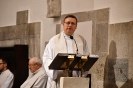 Msza Święta w Kościele pw. św. Krzyża w Lublinie, przy mównicy ks. prof. Mirosław Wróbel