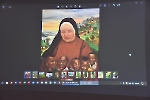 Soli Deo, spotkanie z Matką Judytą, fotografia obrazu przedstawiającego Błogosławioną Matkę Elżbietę z afrykańskimi uczniami