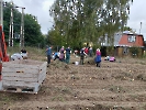 Wykopki - Pracownicy Domu Nadziei, Siostry i Uczestnicy WTZ zbierają ziemniaki